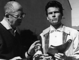 Horst Buchholz mit Billy Wilder, 1959