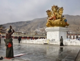 Tibetische Pilgerin