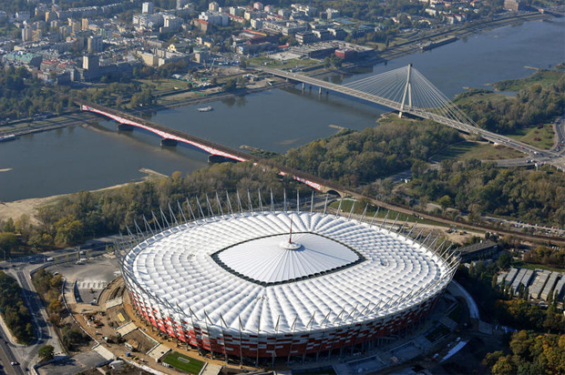 National Stadion Warschau / Warszawa -  soccer stadium EM 2012